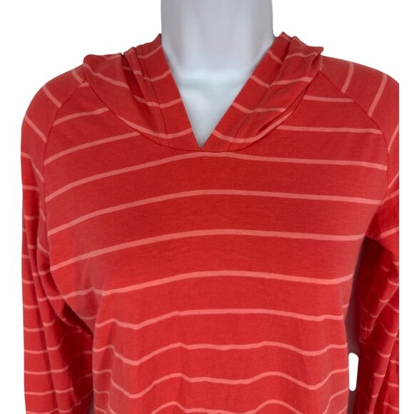 Mountain Hardwear Womens Lightweight Striped Long Sleeve Hoodie Top Size S - Picture 2 of 9